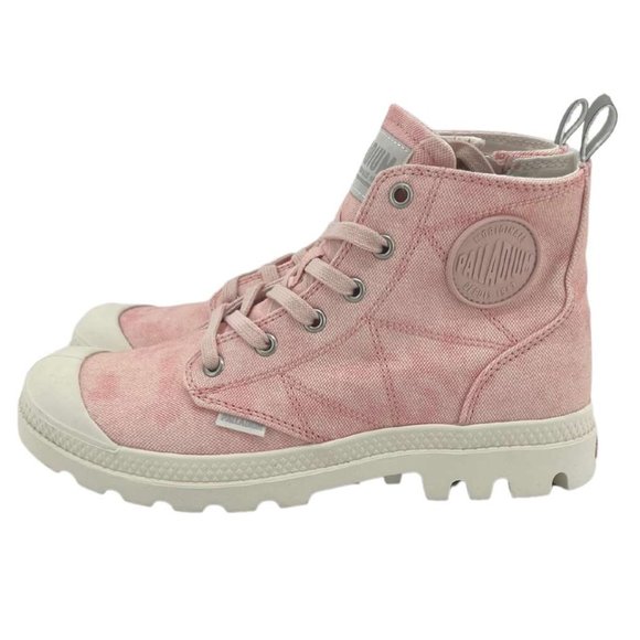 Palladium | Women's Pampa Zip Desert Wash Hi-Tops | Pink | Size 7 - Picture 4 of 6
